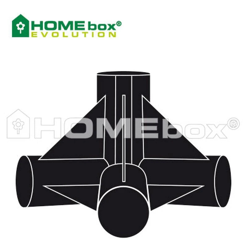 HOMEbox 4 Wege Verbinder Ø22mm