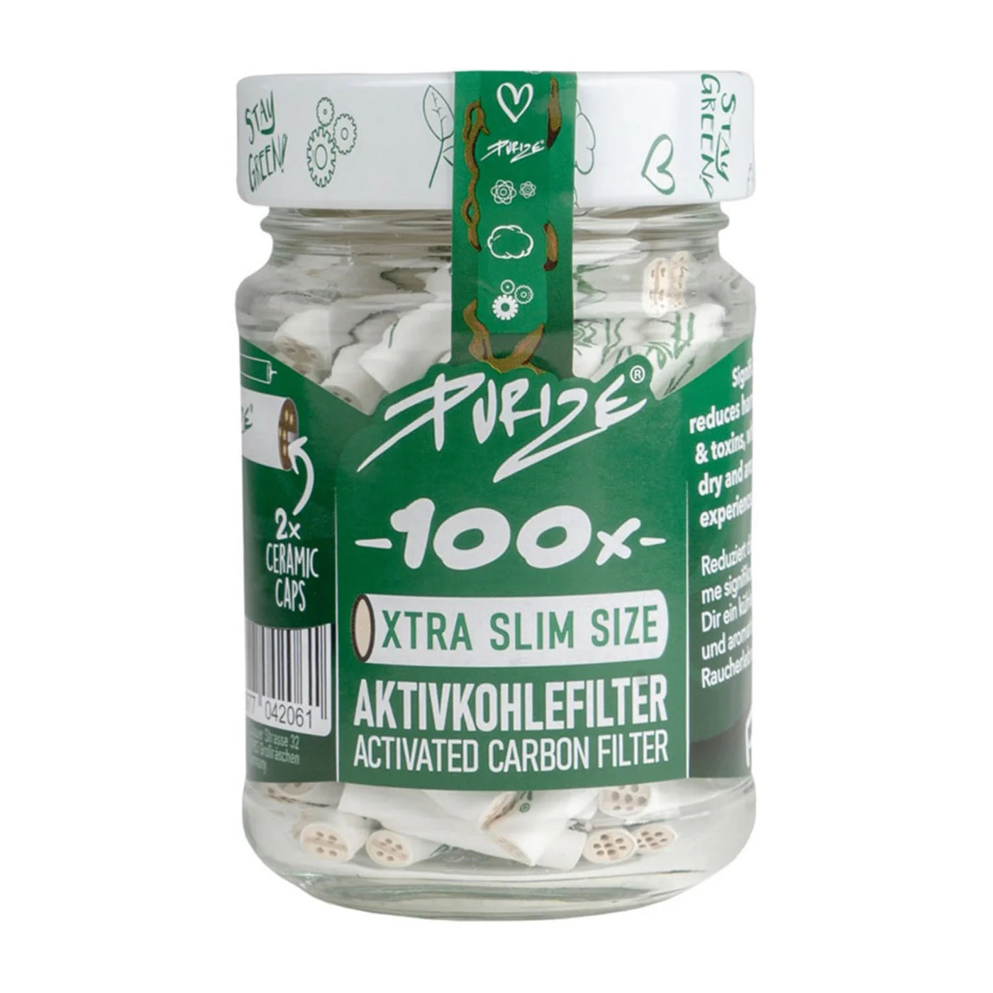 PURIZE® Glas I 100 XTRA Slim Size